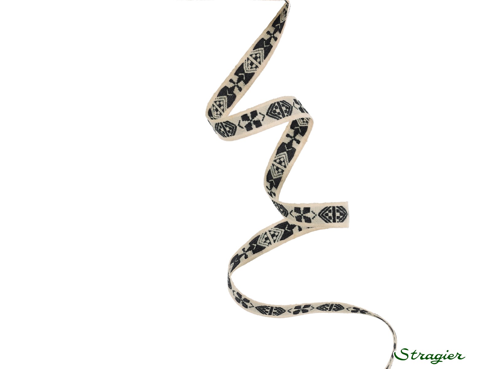 Woven Ribbon - Pure Cotton - Tilda - Galet-Marine - 10 mm