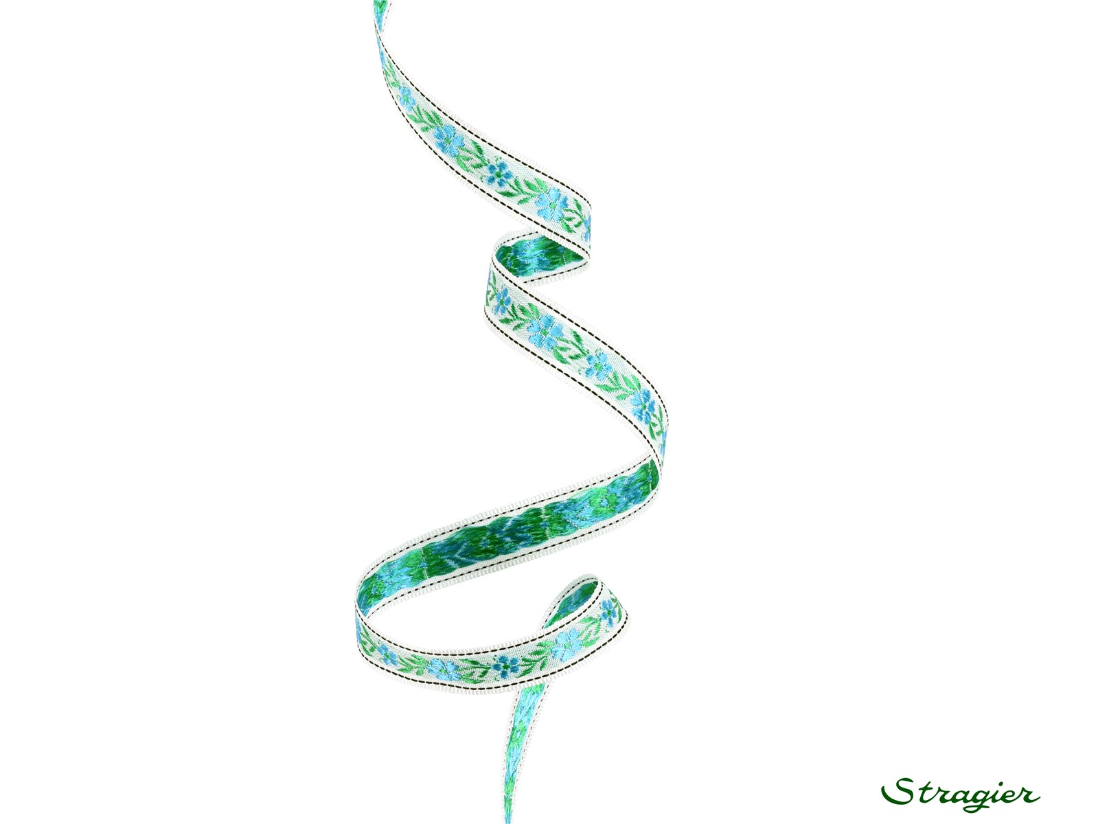 Galon tissé - Lina - Bleu - 10 mm