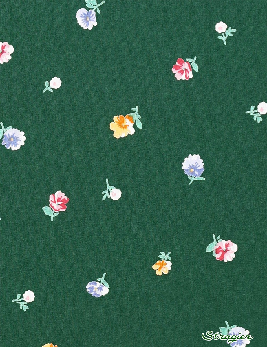 Batiste de Lawn - Semiflora - Vert Bouteille 