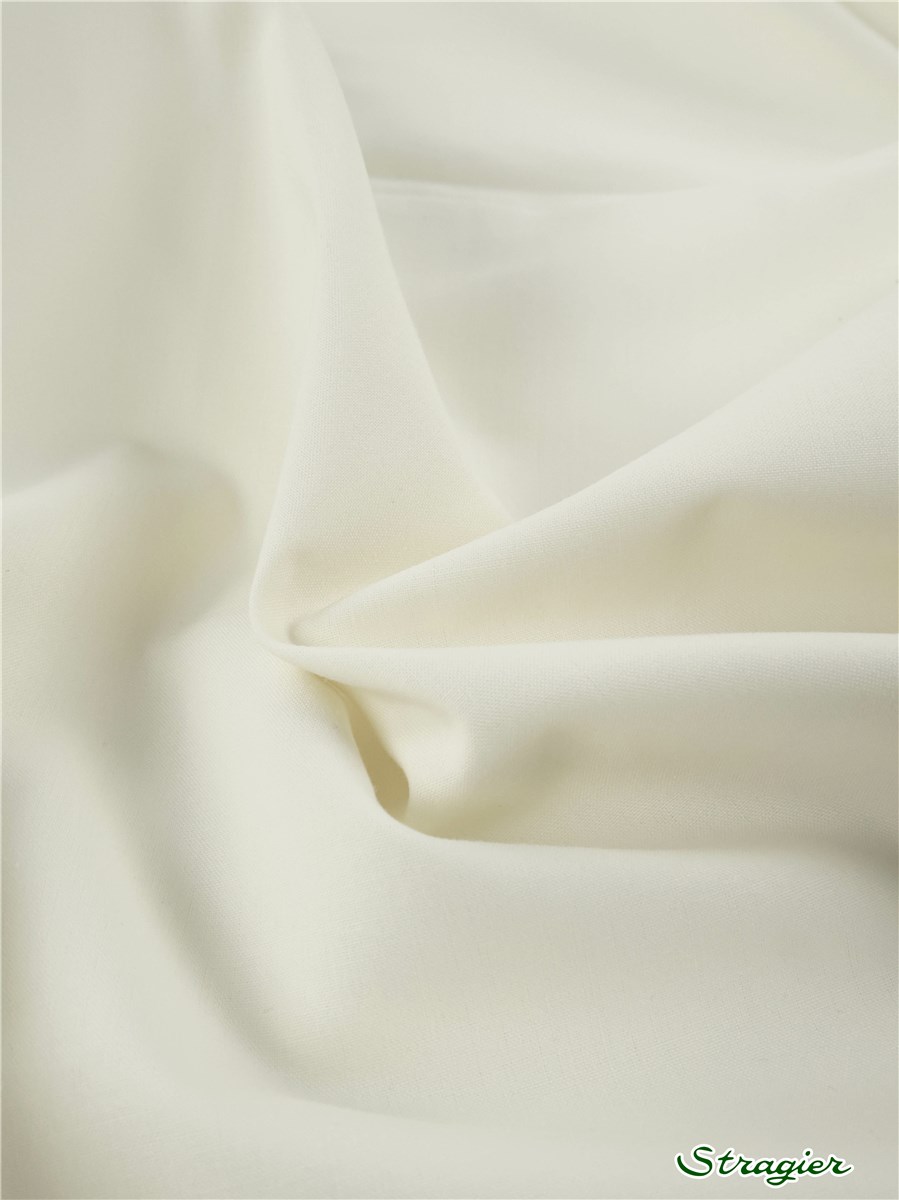 Percale de Coton - Uni - Ecru - 300 cm