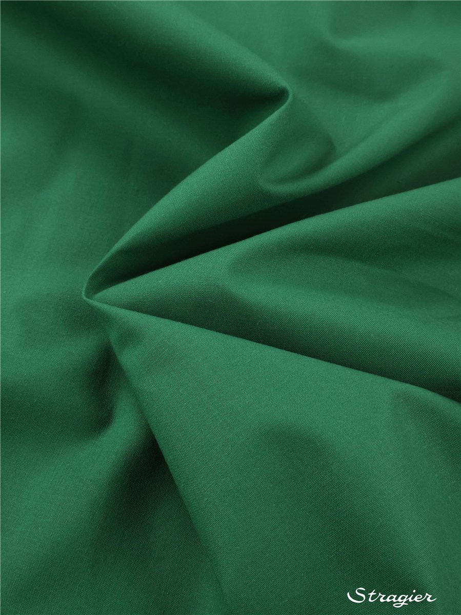 Cotton Percale - Plain - Vert - 240 cm