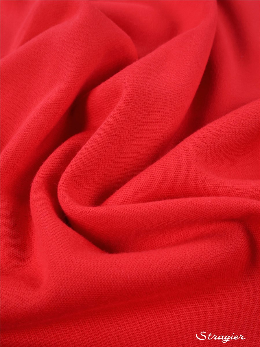 Knitted Fabric - Sweatshirt - extra quality - Plain - Vrai Rouge