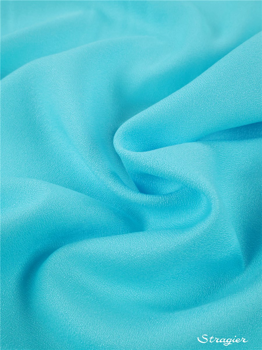 Crêpe Viscose Soft - uni - Aqua
