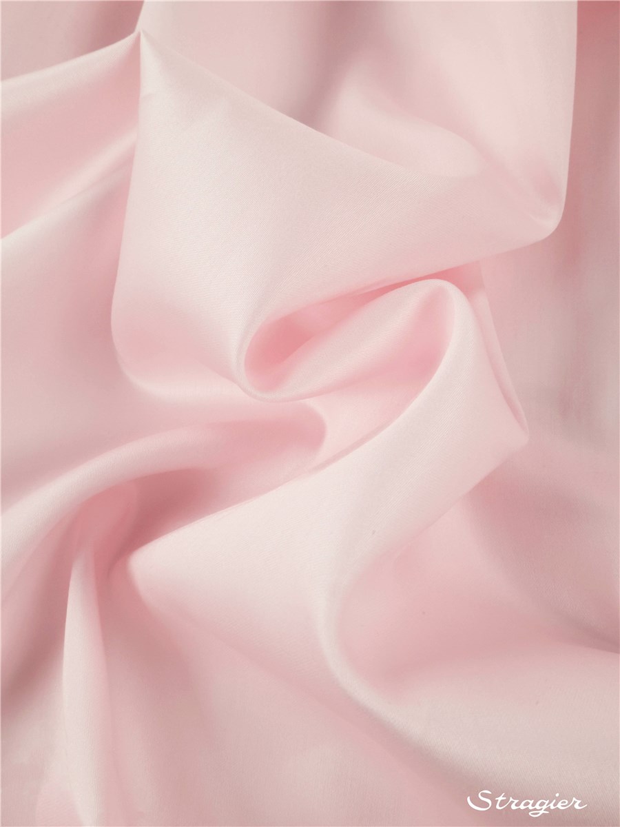 Satin de Coton longues fibres - Uni - Rose Pale - 280 cm