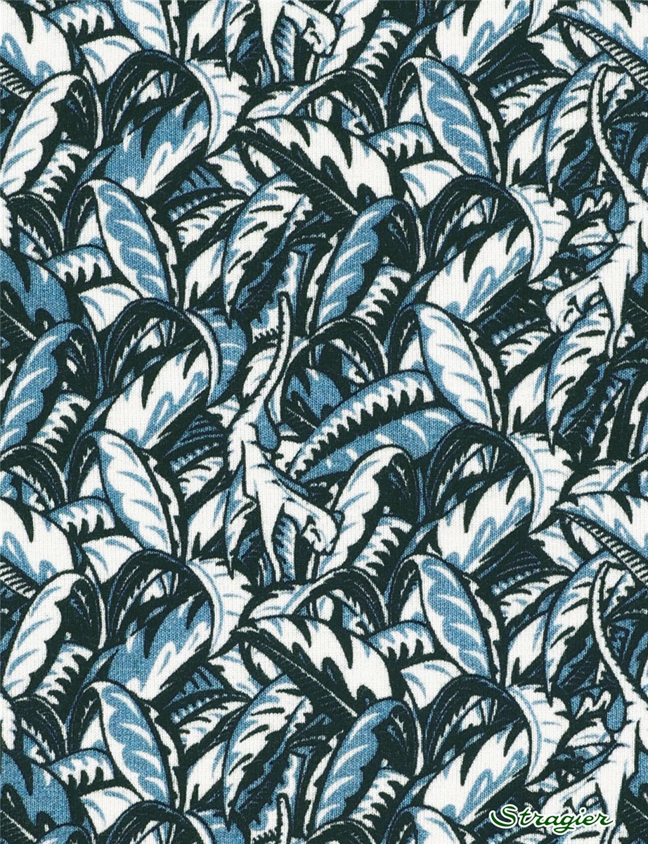 Liberty Viscose Jersey - Jay Cat - Blue Jeans