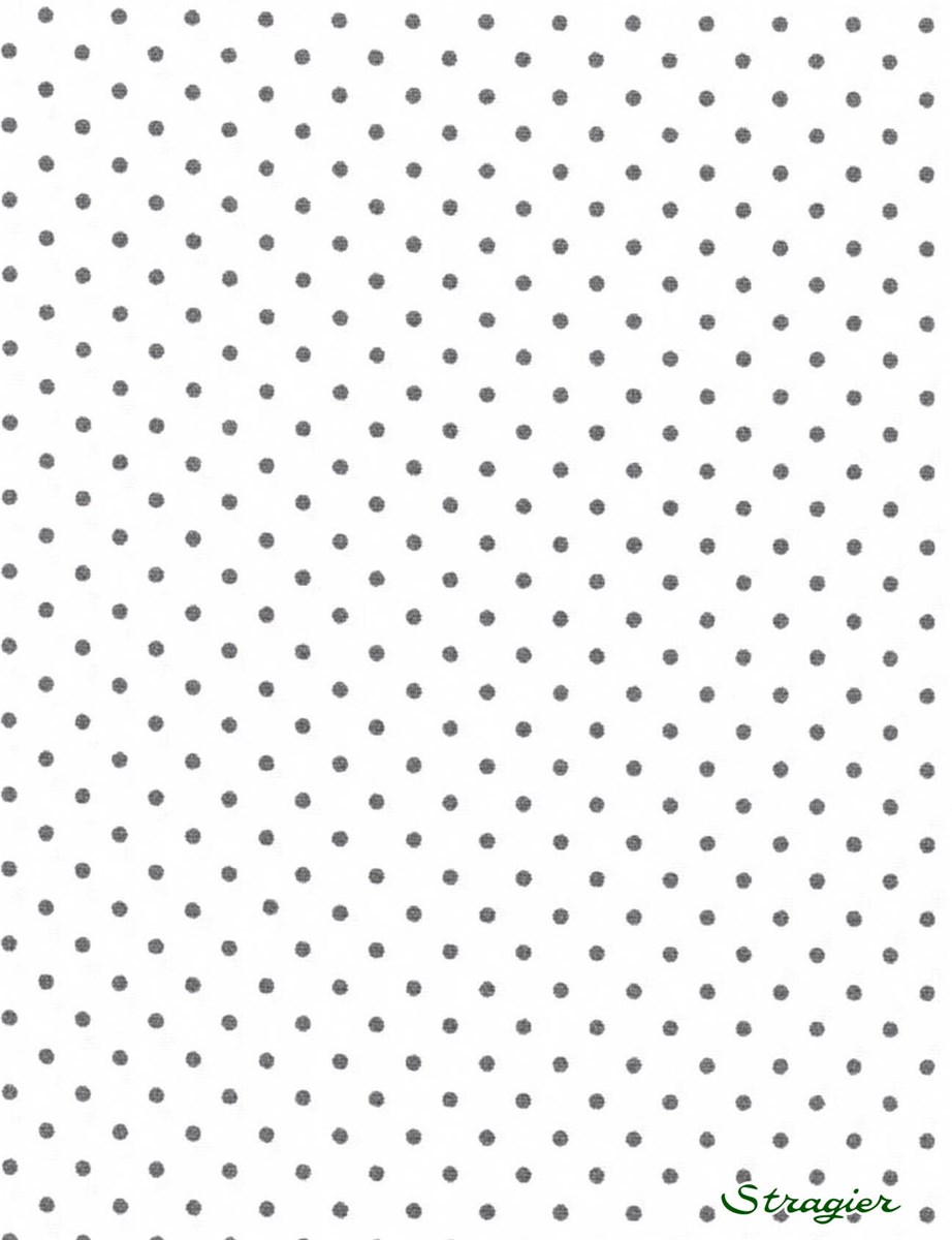 Popeline de Coton - Pois 2mm - Gris sur Blanc 