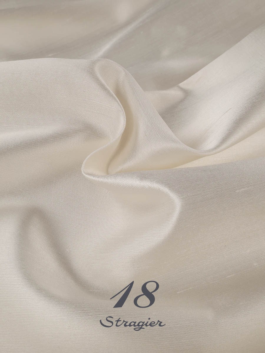 Mikado Silk - Shantung - uni - Stragier Pale Ivory