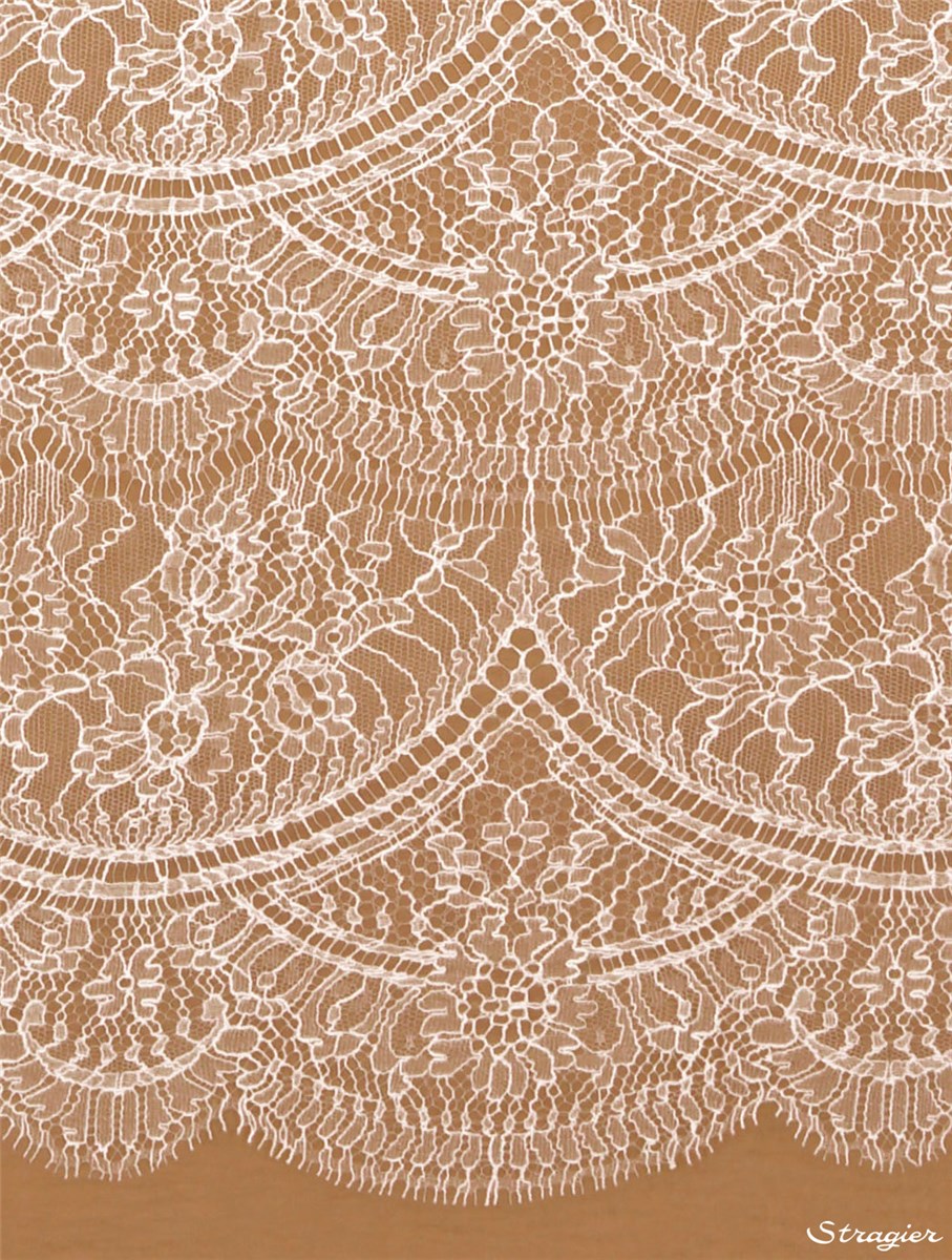 Dentelle Chantilly - Fenice - Porcelaine Stragier - 105 cm