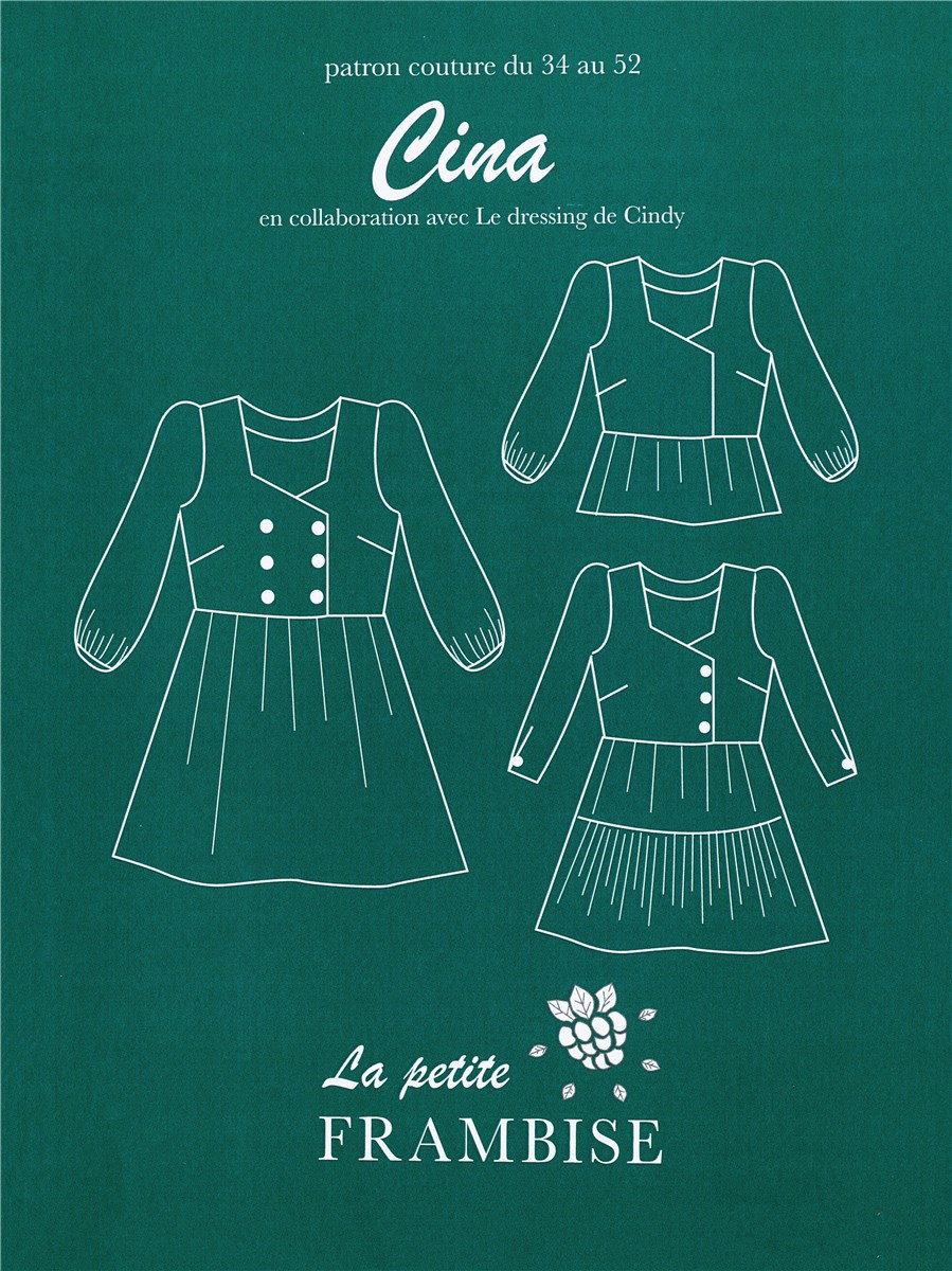 Patron La Petite Frambise - Robe Blouse Cina -  - EU 34-52 