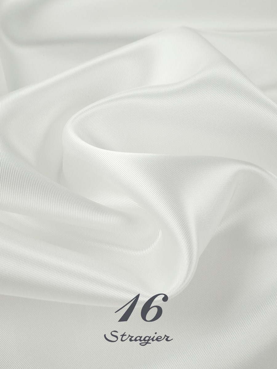 Doublure Twill - Atlin - uni - Porcelaine Stragier