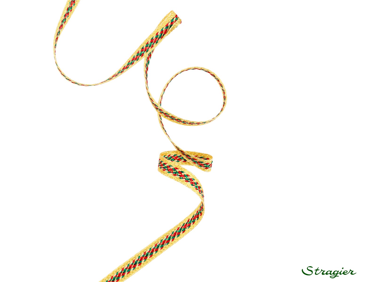 Galon tissé - Asti - Jaune - 8 mm