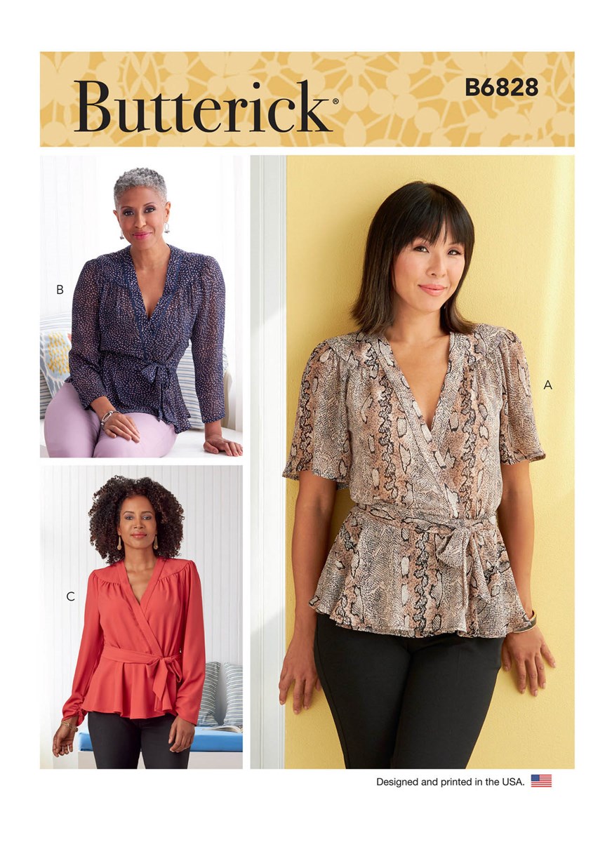 Patron Butterick - B6828 -  - 34-36-38-40-42 