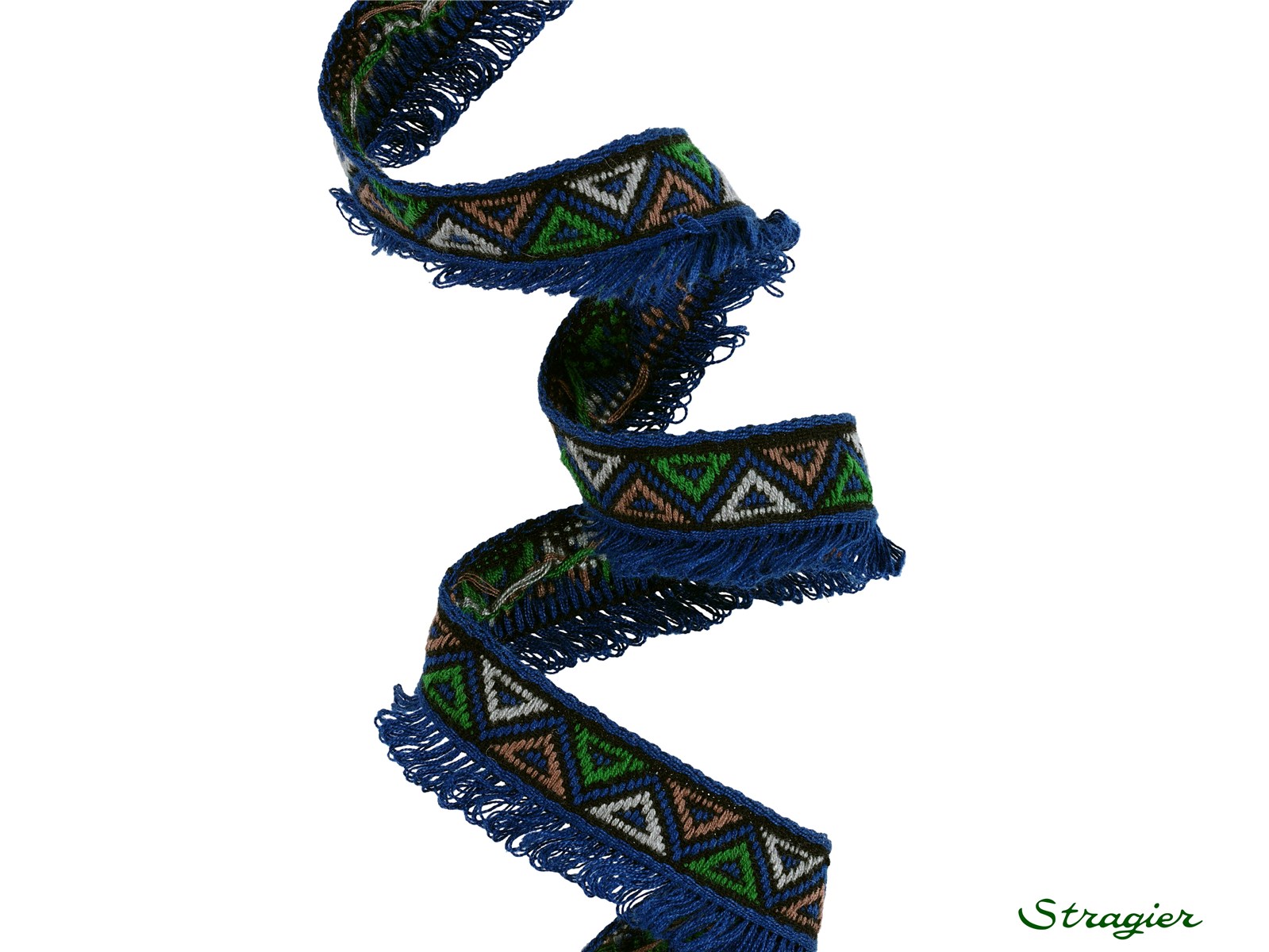 Galon tissé - Kaya - Marine Clair - 35 mm