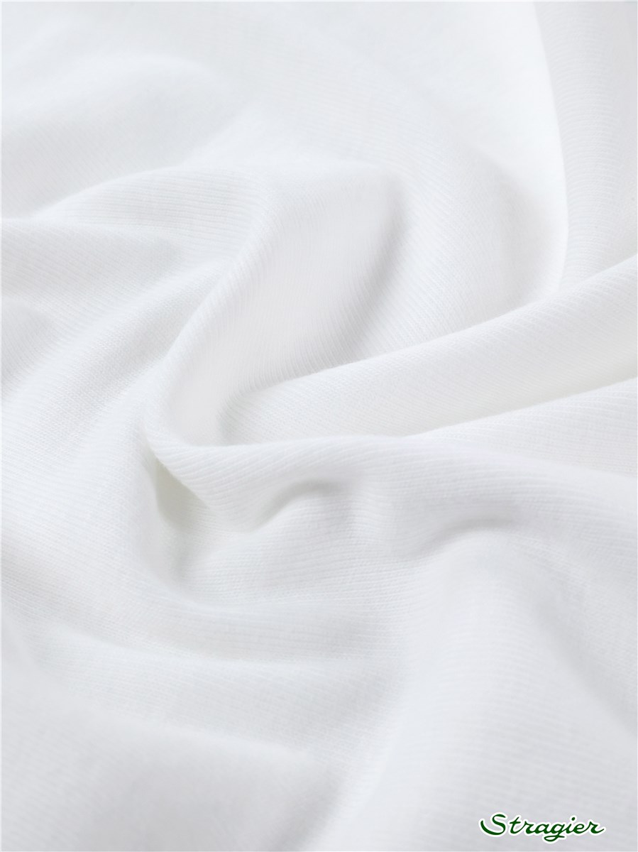 Pure Cotton - 1x1 Rib - tubular ribbing - uni - Blanc - 2x29 cm