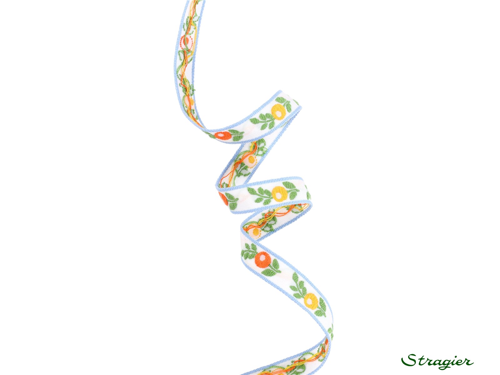 Galon tissé - Cassie - Jaune-Orange - 10 mm