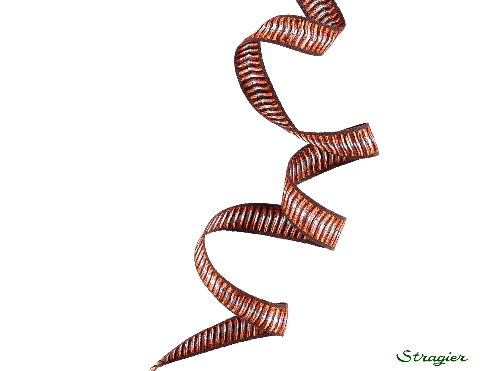 Woven Ribbon - Kuala - Terre de sienne - 15 mm