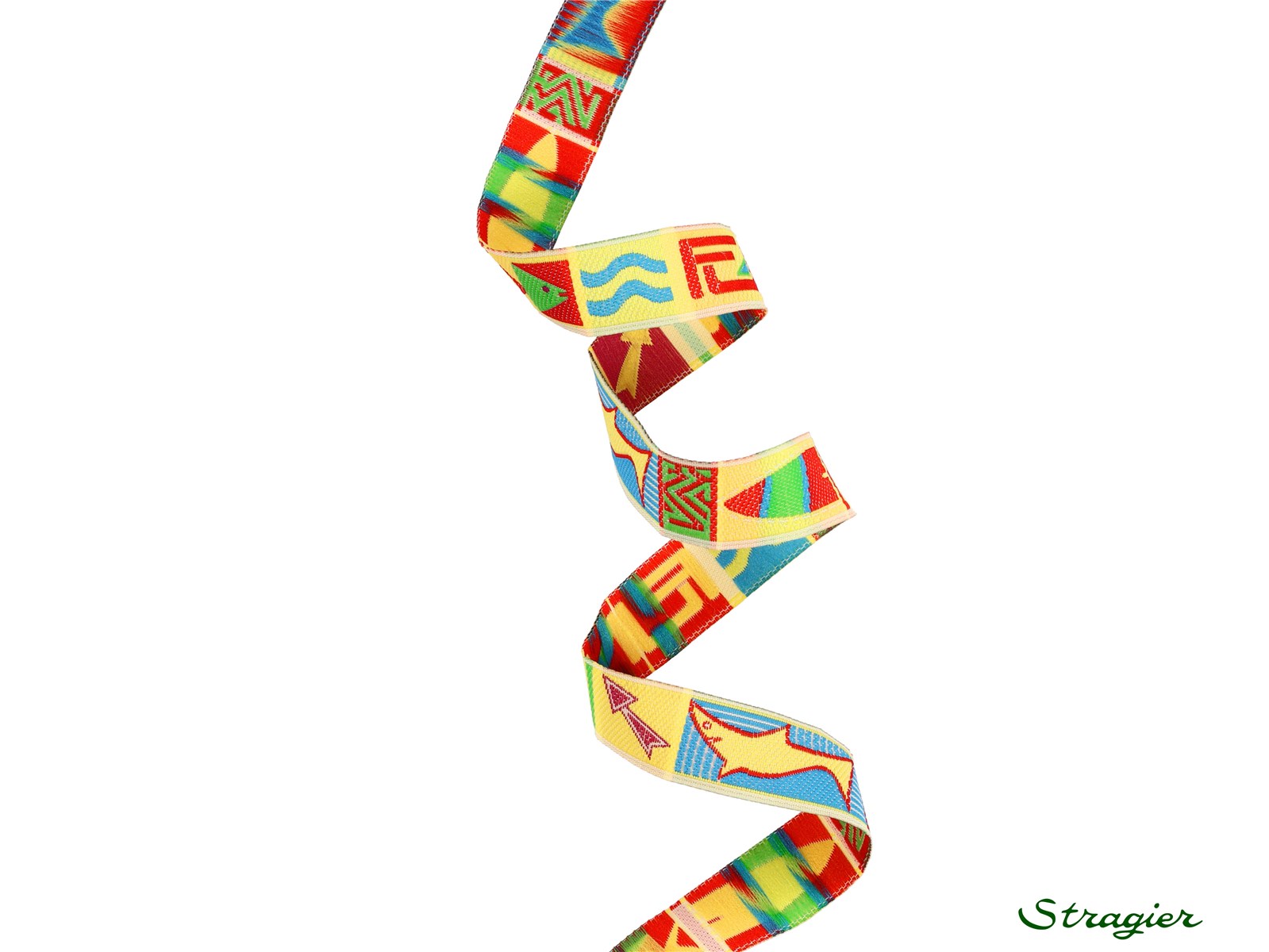 Woven Ribbon - Malibu - Jaune Poussin - 15 mm