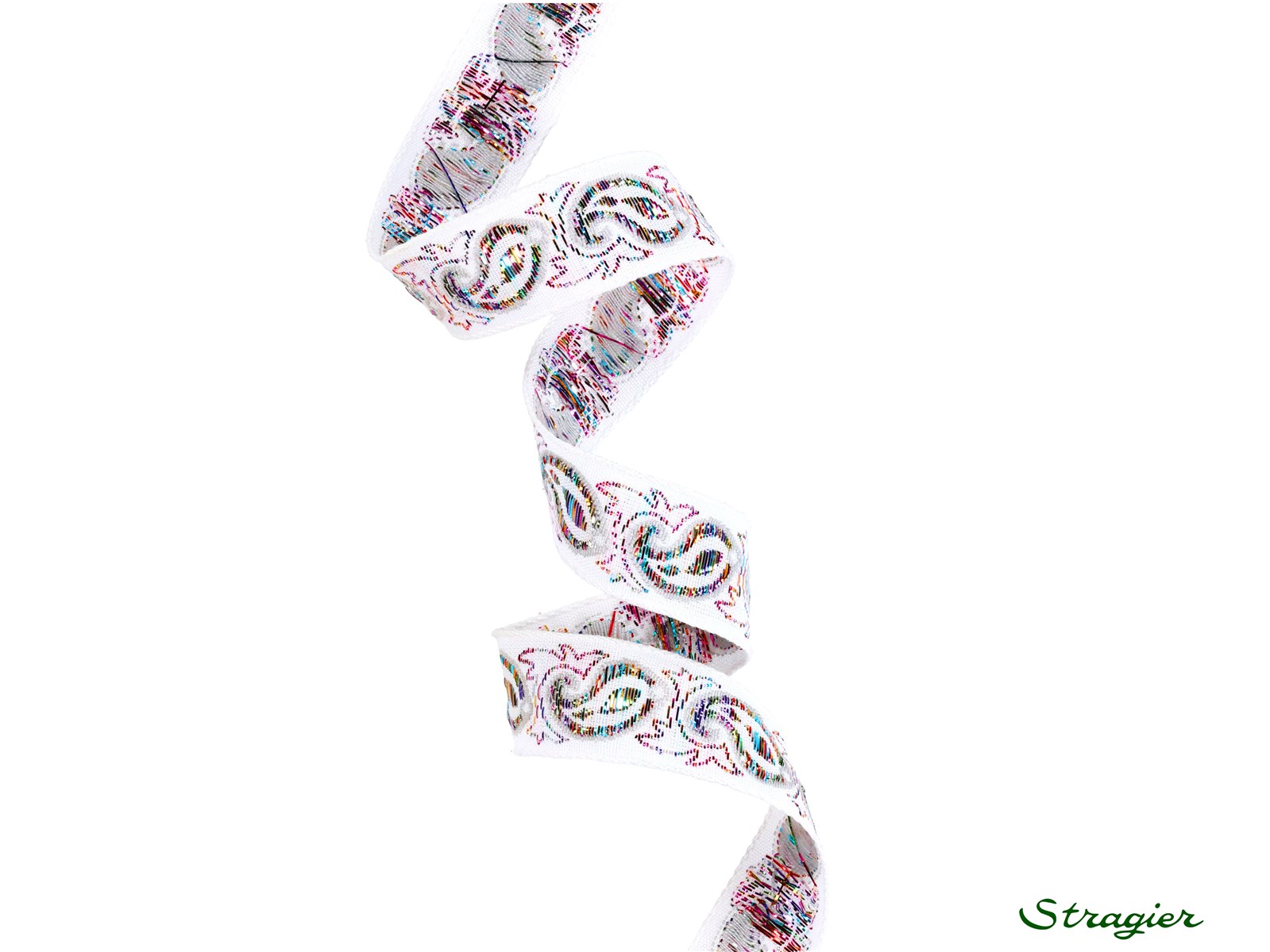 Woven Ribbon - Pure Cotton - Romane - Multicolore - 20 mm