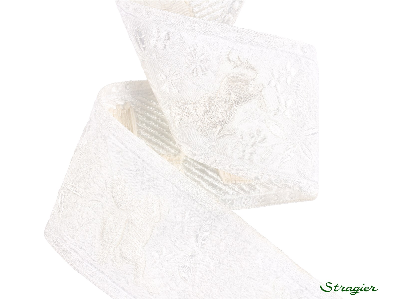 Woven Ribbon - Pégase - Ivoire clair - 72 mm