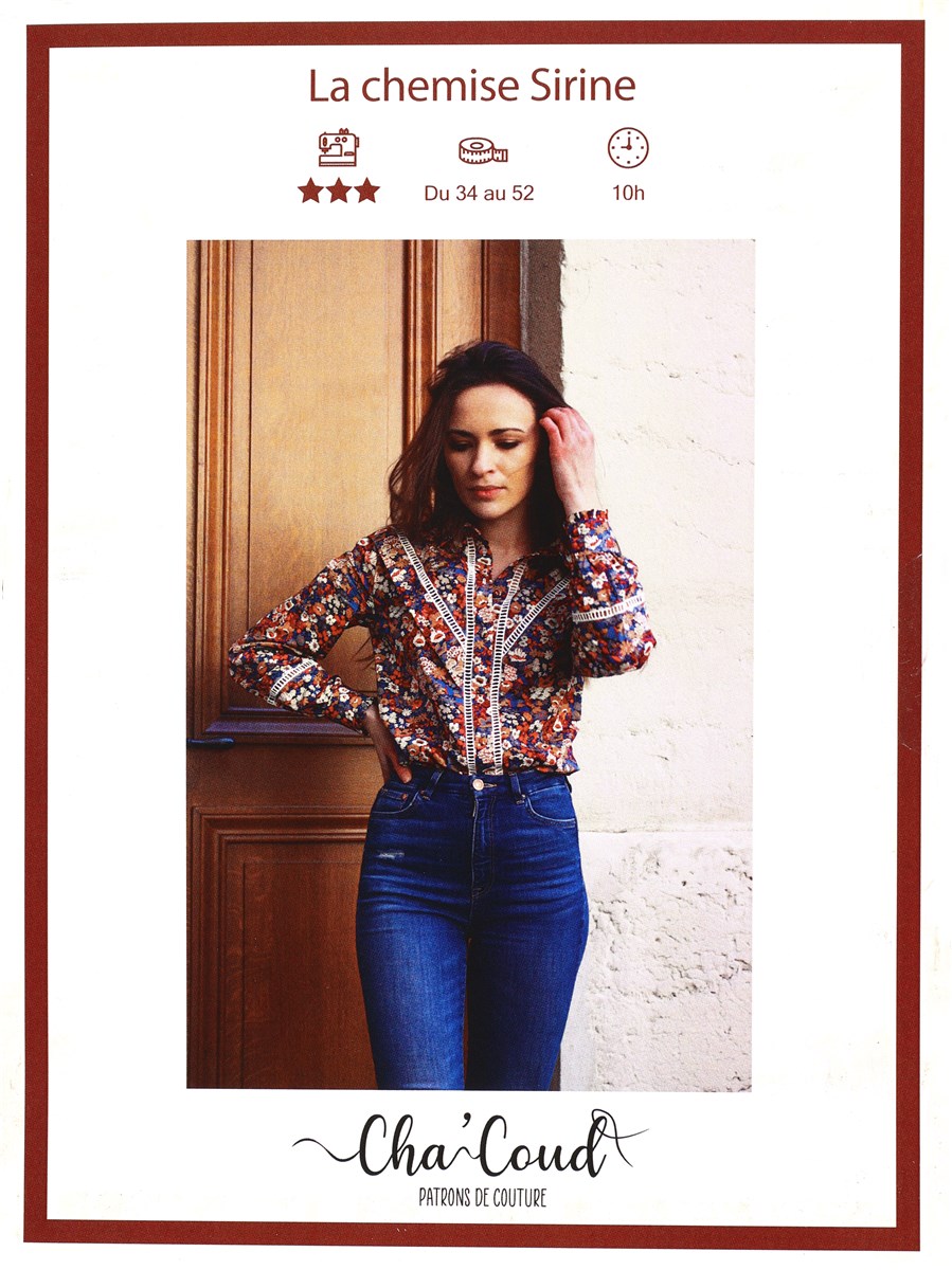Patron Cha'coud - Chemise Sirine -  - 34-52 