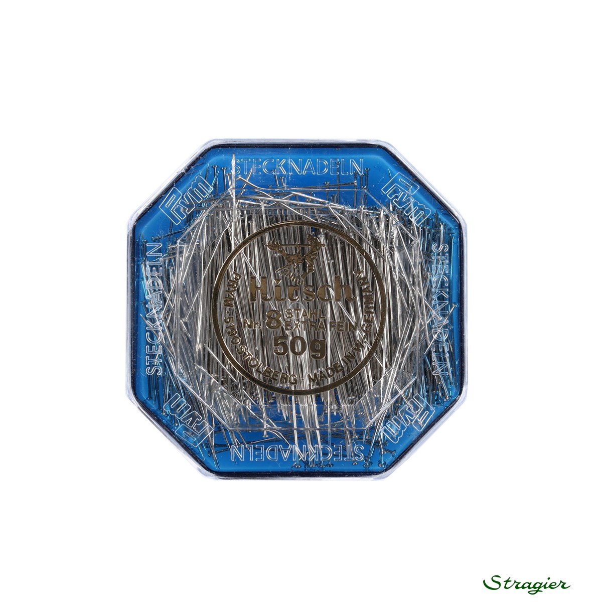 Epingles en acier extra fines 0,6mm-34mm - Boite de 50gr -