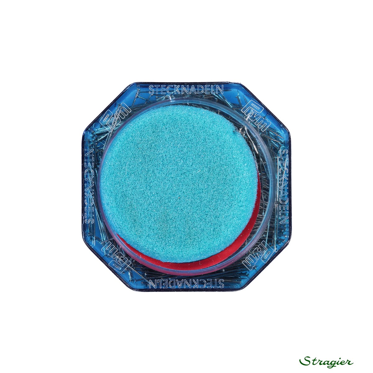 Epingles en acier extra fines 0,6mm-30mm - Boite de 50gr avec porte épingle -