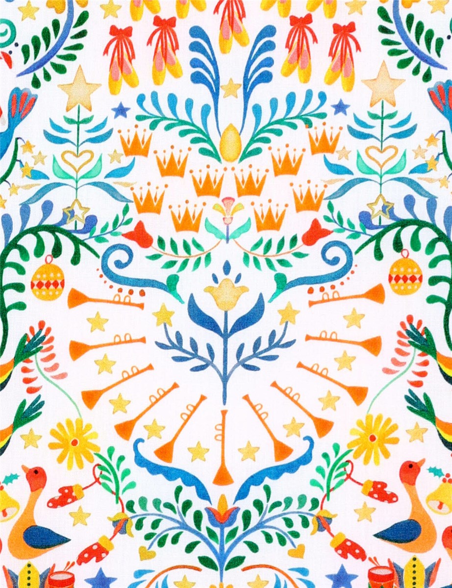 Liberty Tana Lawn - 12 Days of Christmas - B
