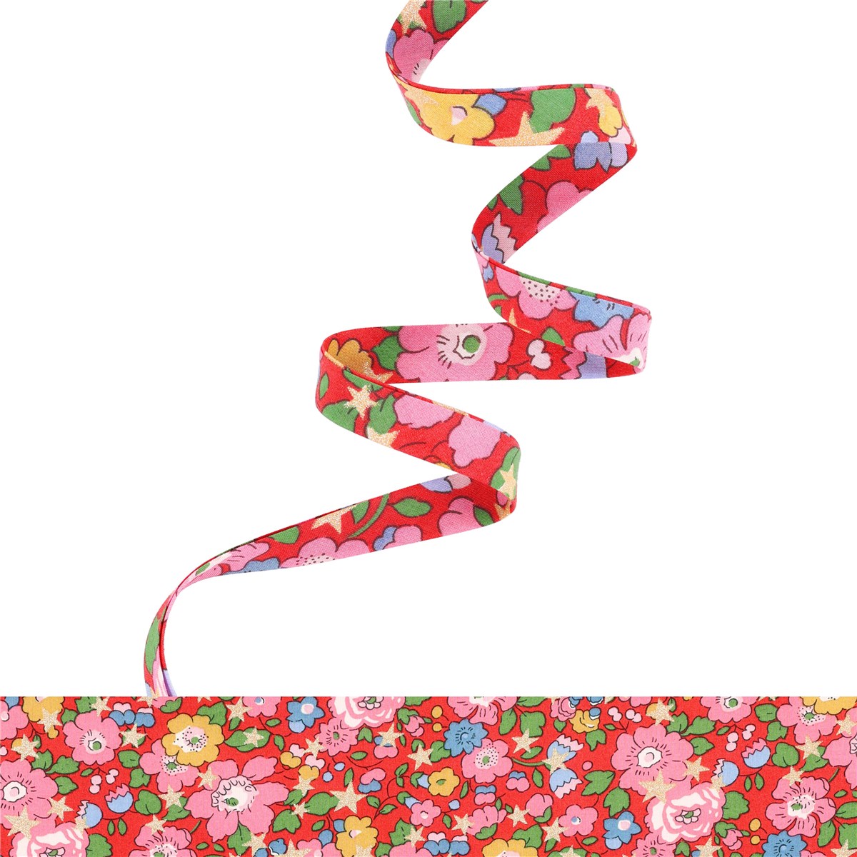 Liberty Bias Binding - Betsy Star - D - 10 mm