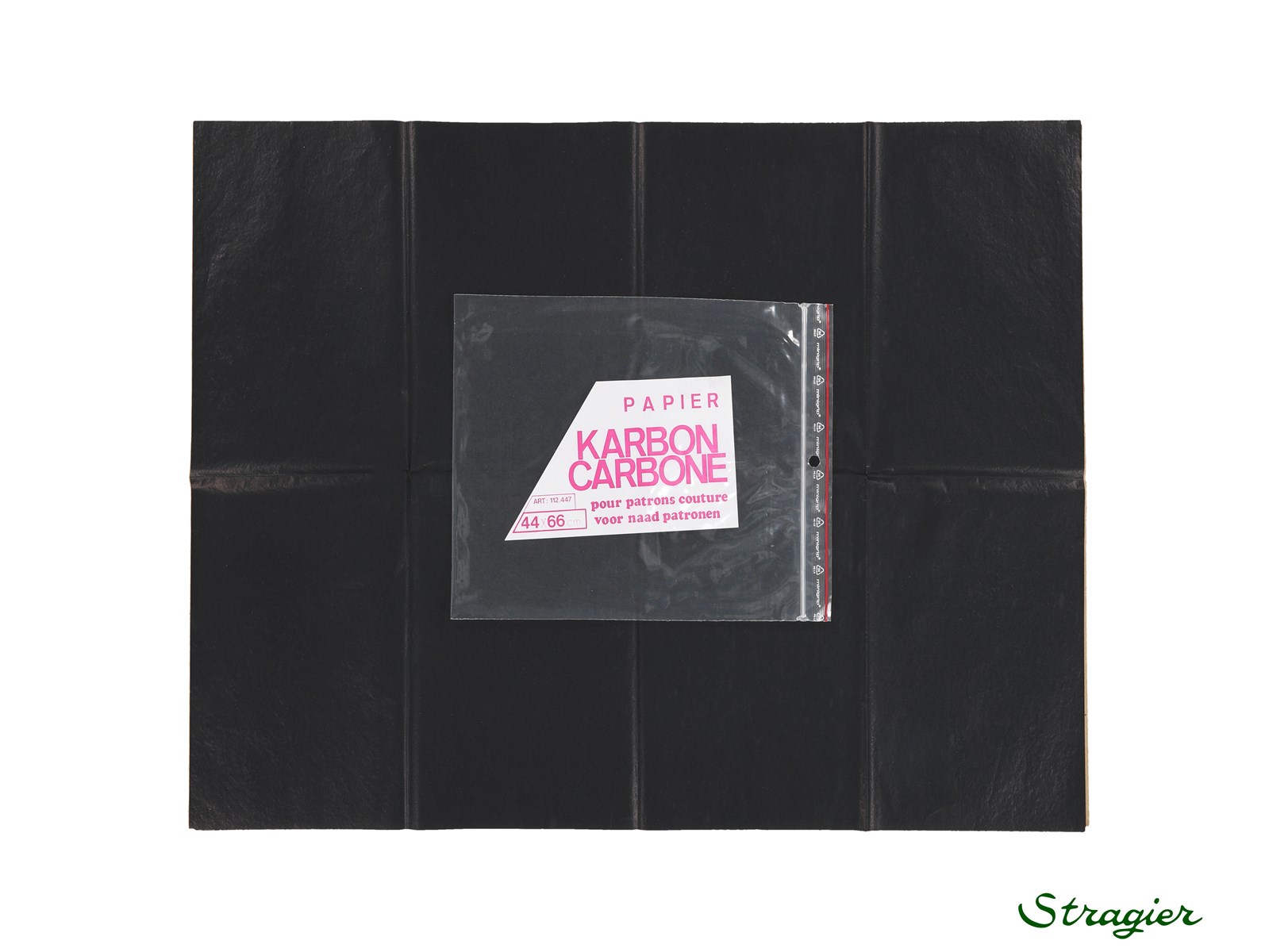 Papier Carbone 44x66cm - Uni - Noir