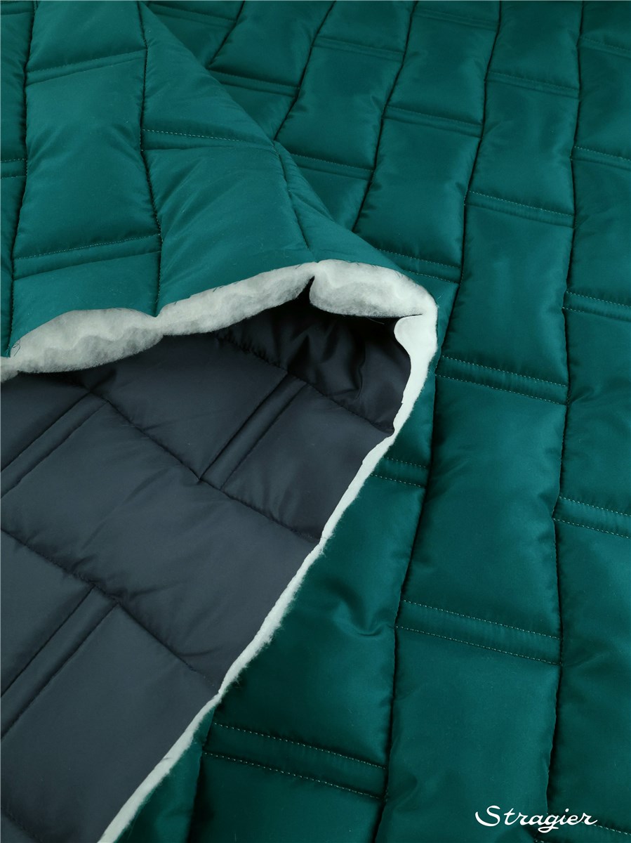 Matelassé Microfibres haute performance - Apollo - Vert Canard - Marine