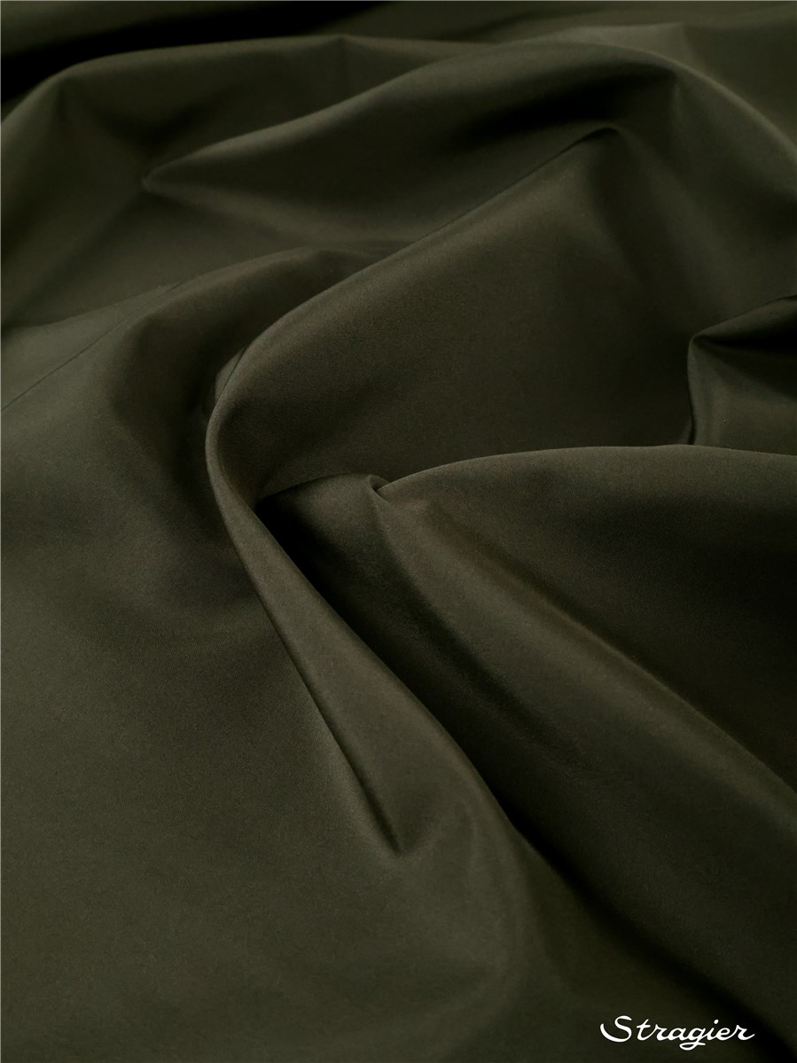 Tissu déperlant haute performance - Uni - Kaki foncé