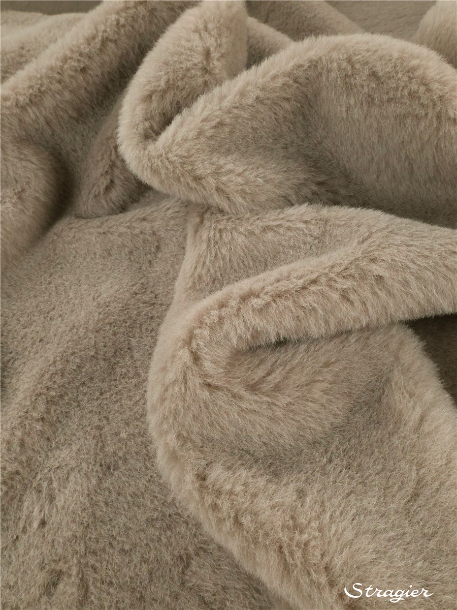 Alpaga Haute Couture - uni - Beige taupé 