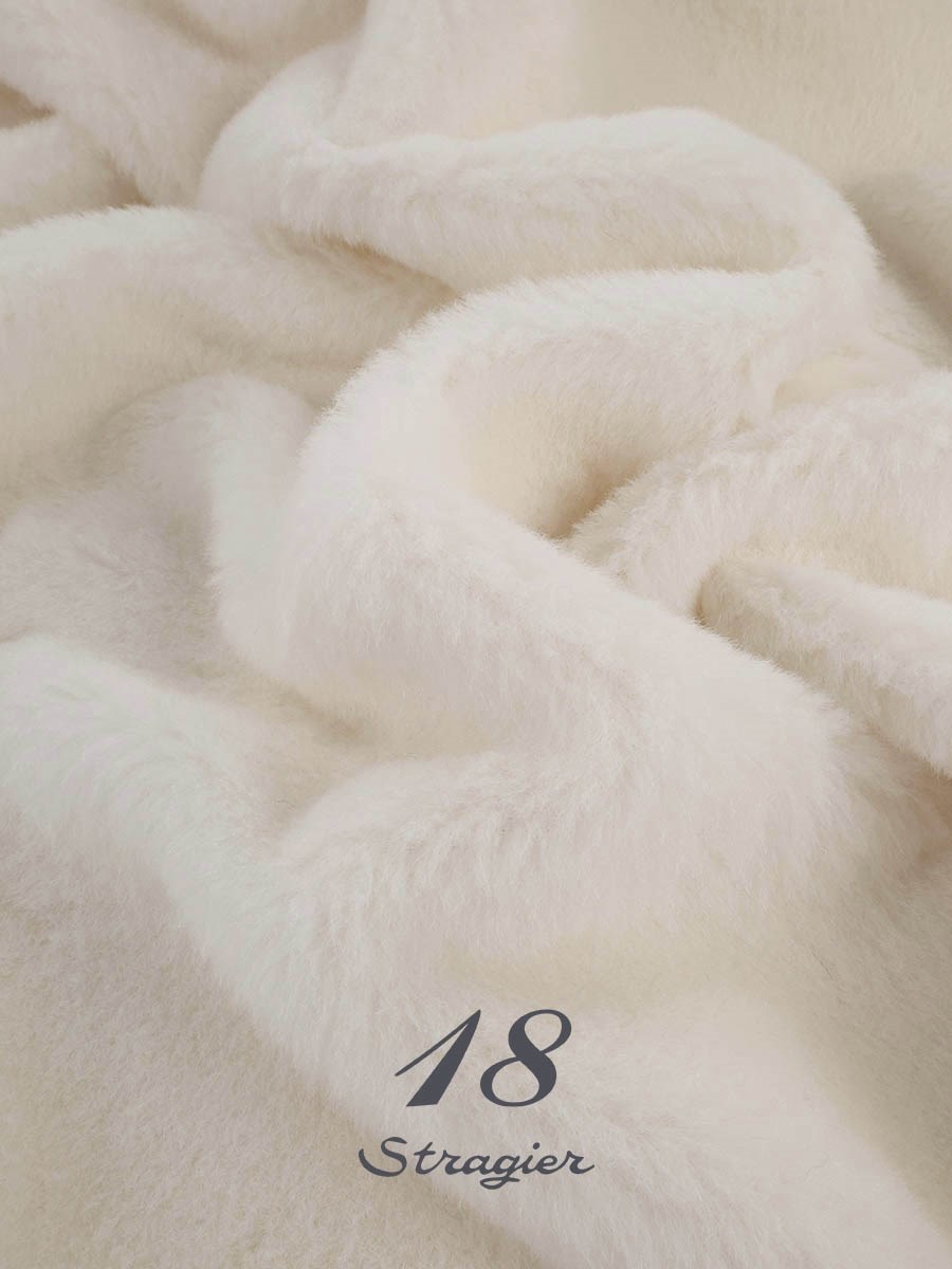 Alpaga Haute Couture - uni - Ivoire clair Stragier 