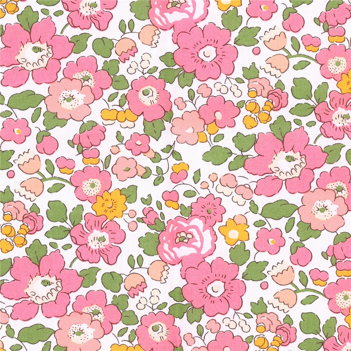 Liberty Tana Lawn - 2019 Betsy - Pêche Fluo