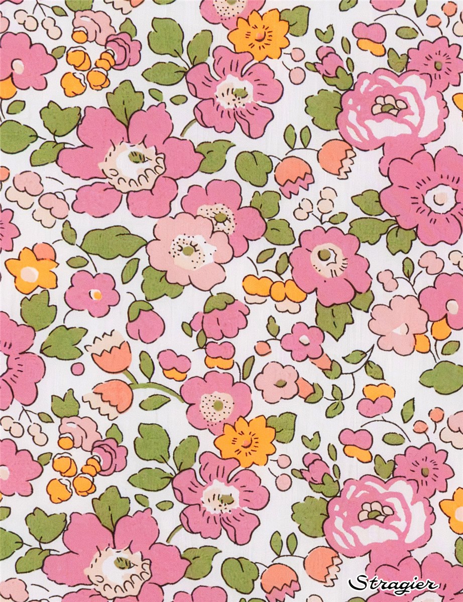 Liberty Tana Lawn - 2019 Betsy - Pêche Fluo