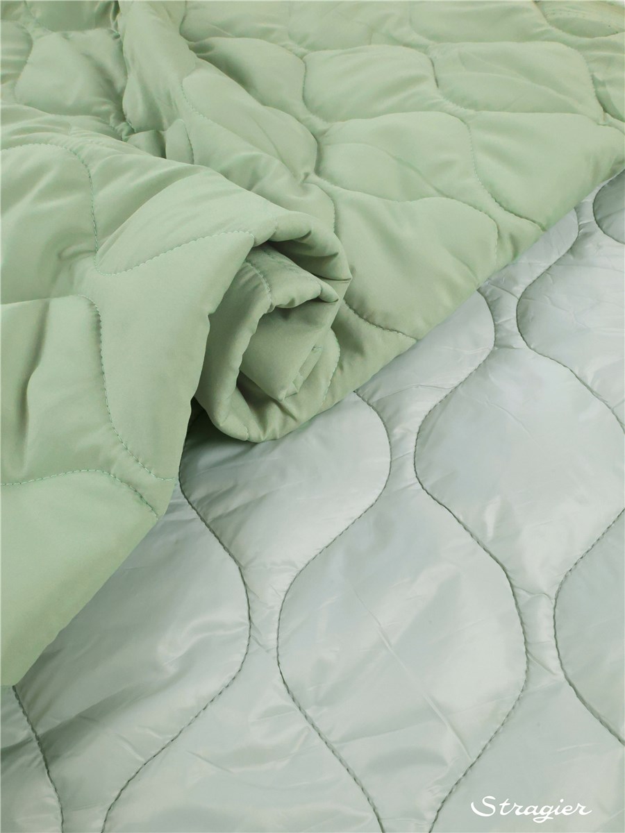 Matelassé Microfibres - Uni - Vert d'eau