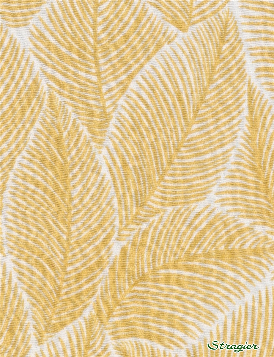 Double Cotton Gauze - Bananier - Jaune