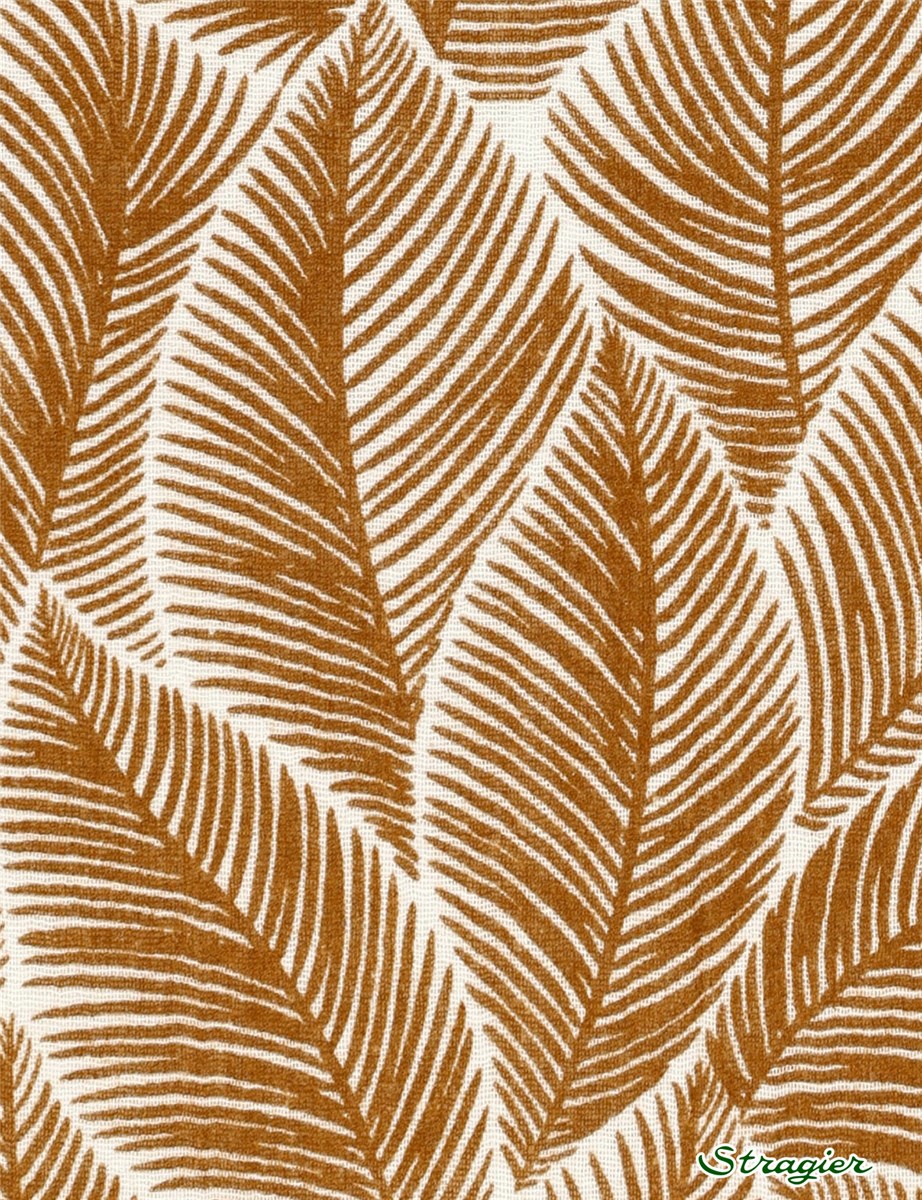 Double Cotton Gauze - Bananier - Terracotta