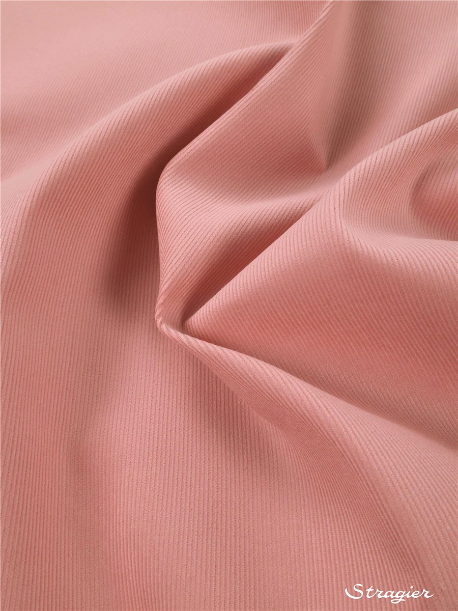 Baby Cord - soft - Plain - Rose Pêche de Vigne