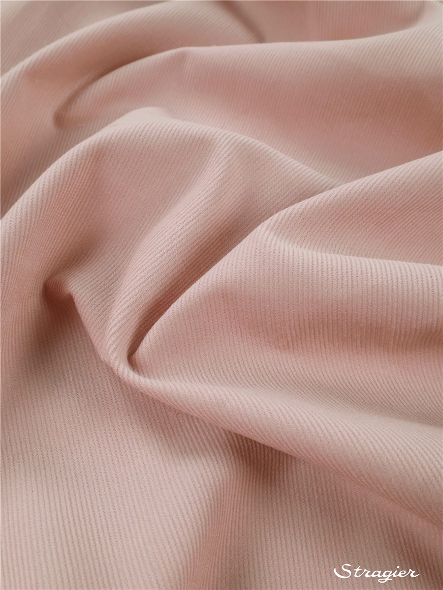 Velours Milleraies Soft - Uni - Rose clair