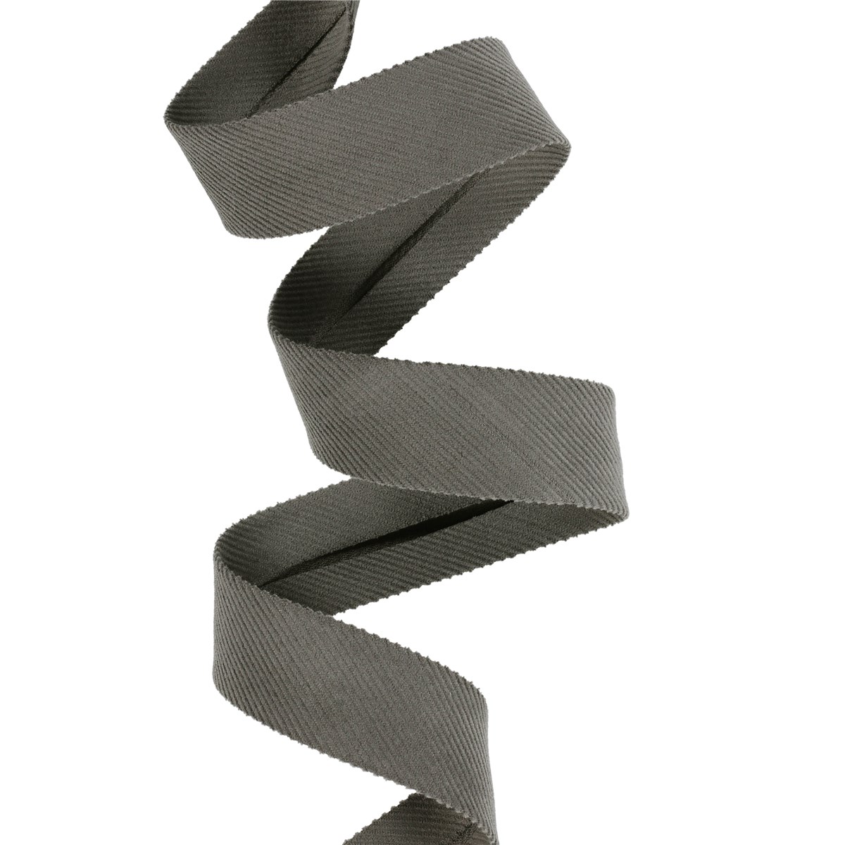 Babycord Bias Binding - Uni - Gris Acier - 22 mm