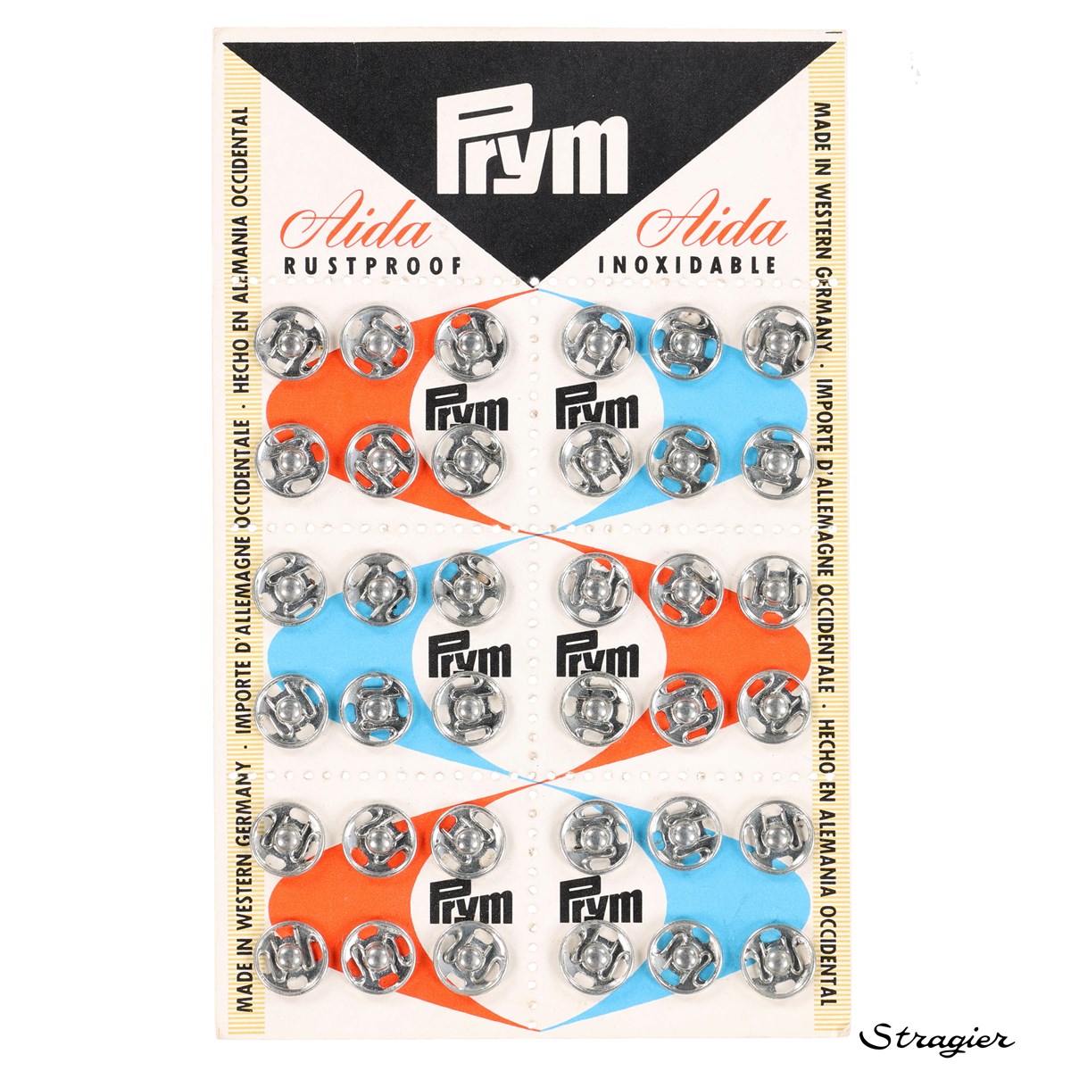 Sew-on Snap Fasteners - Métal - Argenté - 10 mm