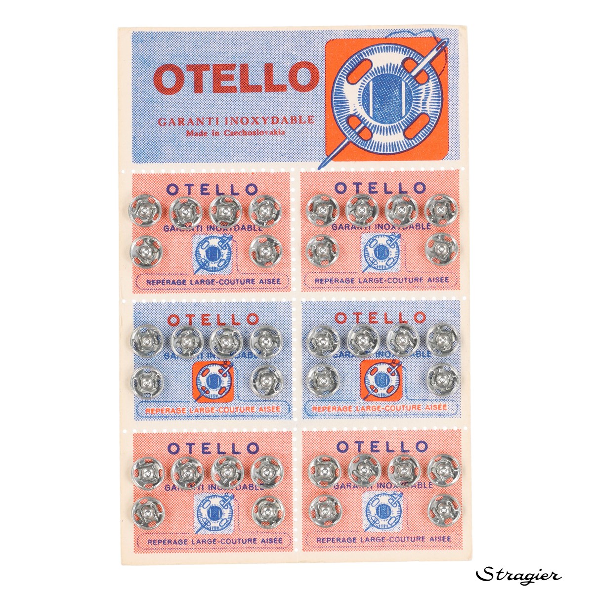 Sew-on Snap Fasteners - Métal - Argenté - 11 mm