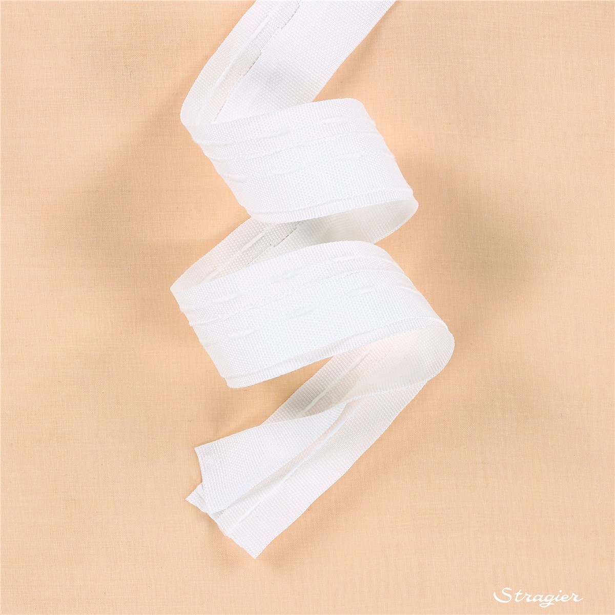 Ruflette - Ruban Fronceur pour Doublure - Uni - Blanc