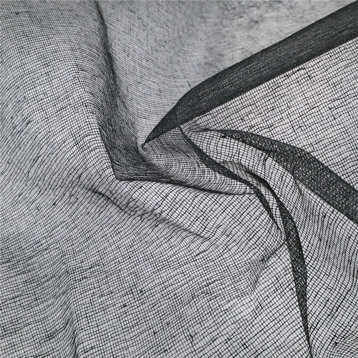 Tarlatan - Uni - Noir - 140 cm