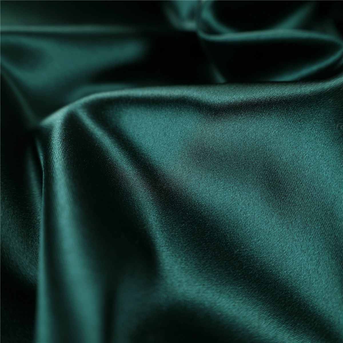 Satin Duchesse Stretch - Uni - Vert Sapin