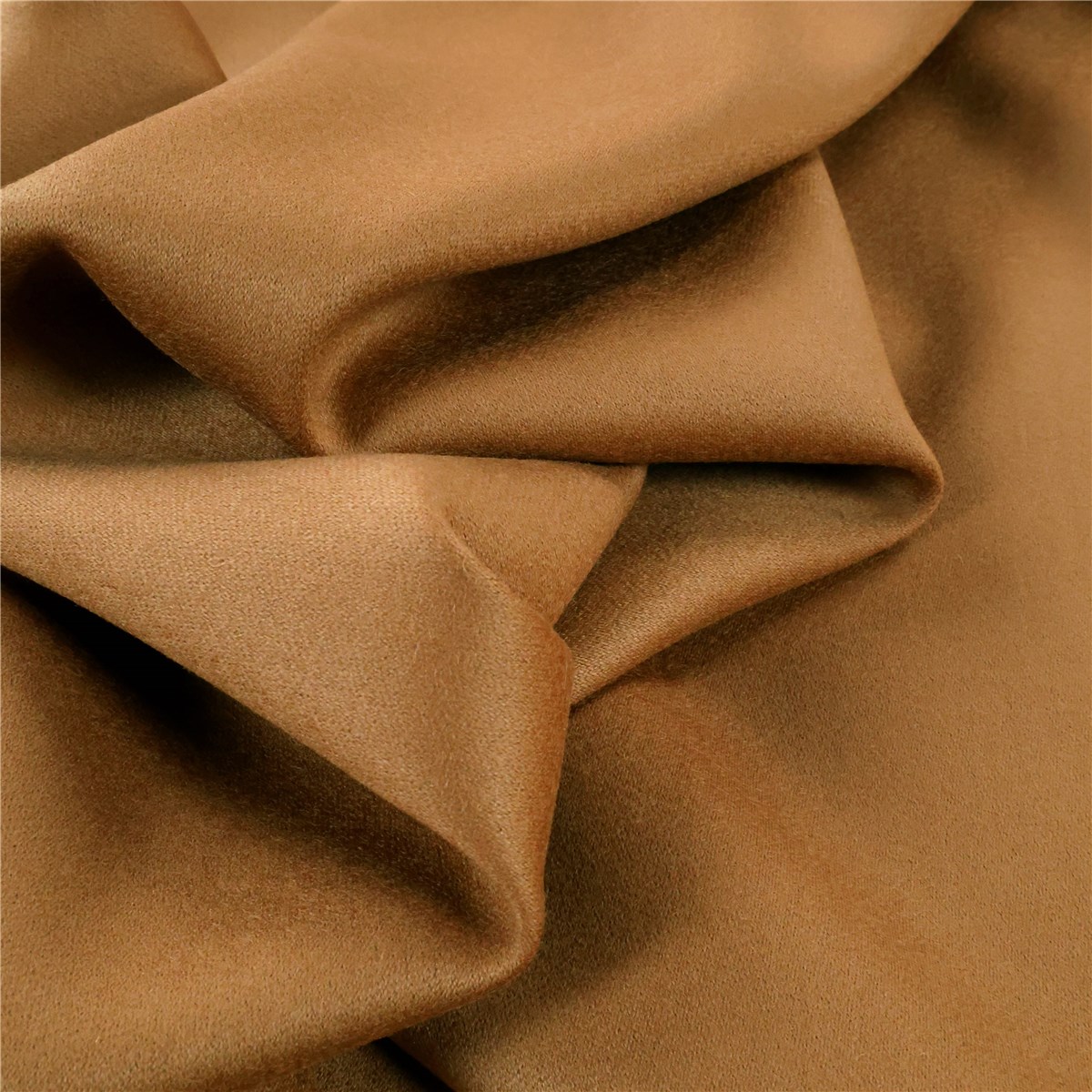 Satin de laine - Uni - Camel 