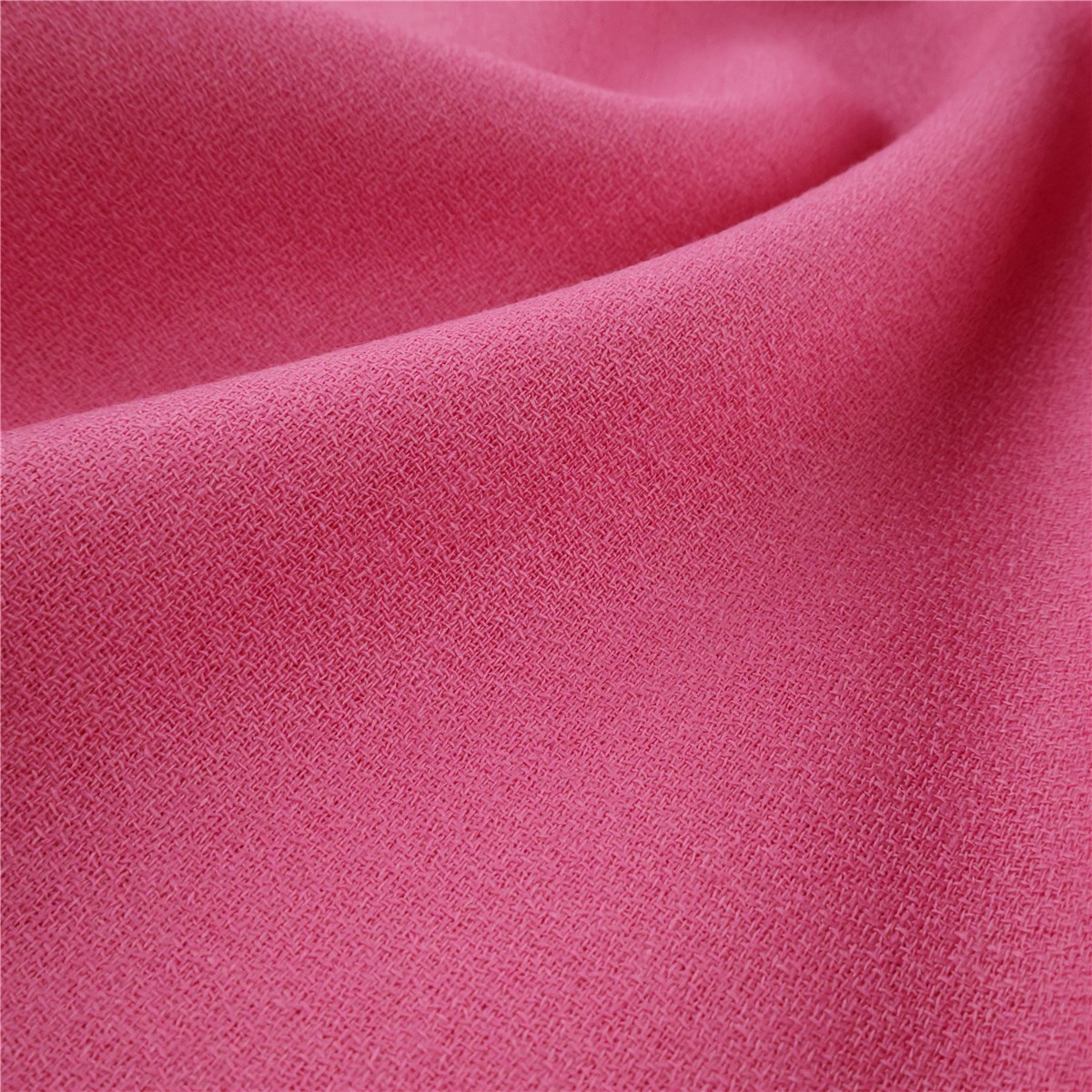 Crêpe pure Laine - Uni - Bubble-Gum