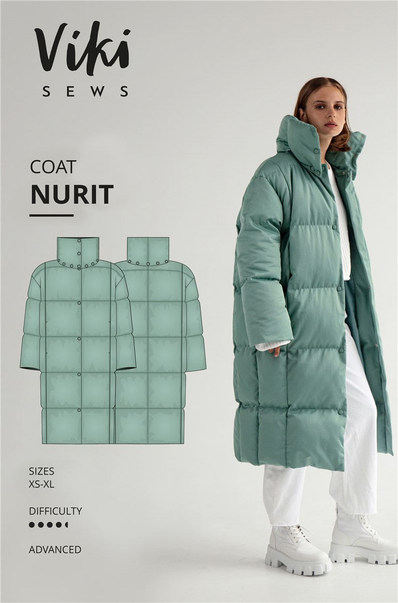 Patron Vikisews - Manteau Nurit -  - EU 34-52 