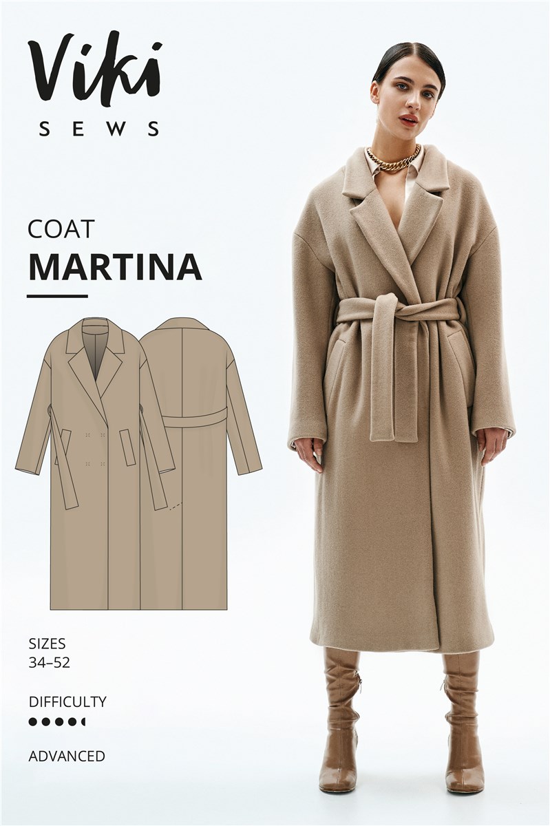 Patron Vikisews - Manteau Martina -  - EU 34-52 